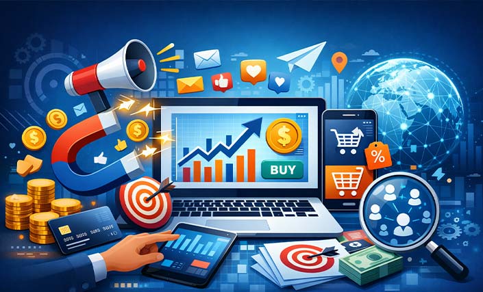 استراتژی جذب مشتری فینتک با دیجیتال مارکتینگ