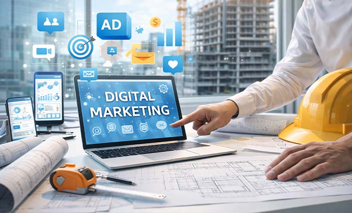 بازاریابی دیجیتال در صنعت ساختمان